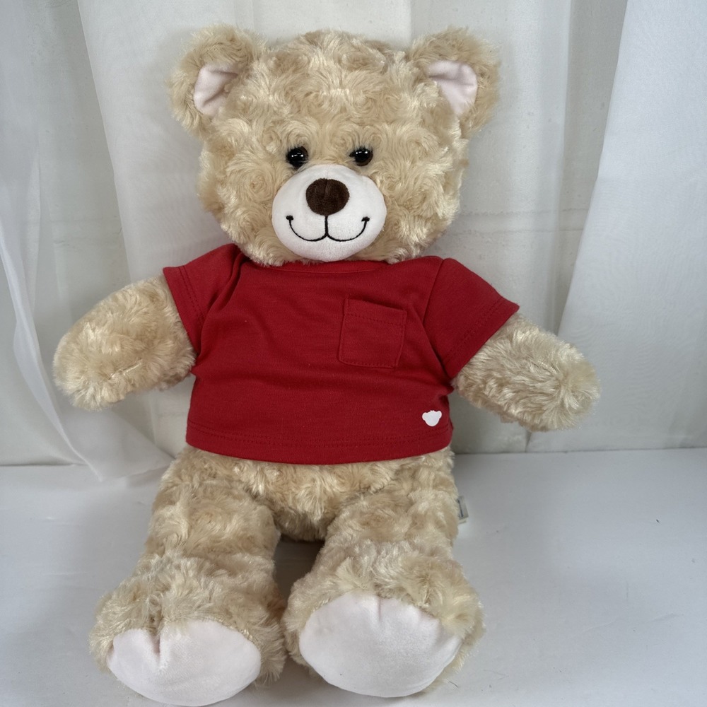 Build a‎ Bear Workshop Happy Hugs Swirl Teddy Plush Stuffed with Shirt